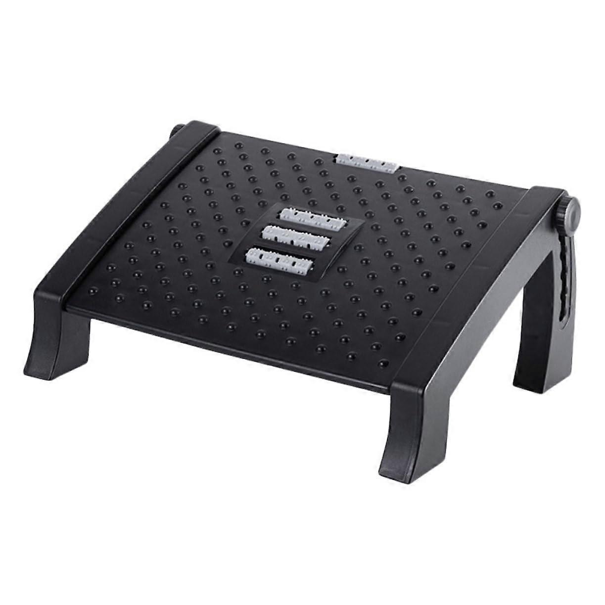 1 x Step Stool, Shower Footrest, Adjustable Manicure Stepping Board, Pedicure, Black