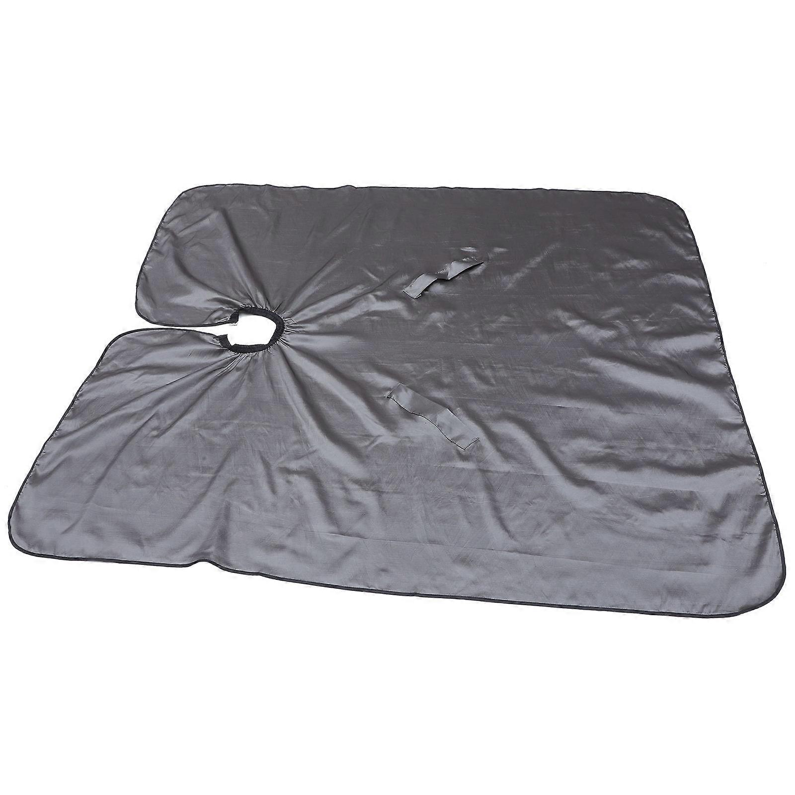Salong, Frisör, Cape Frisörklänning, Skräddarsydd design, Vattentät, Antistatisk, 160X145CM, Mörkgrå 1Set