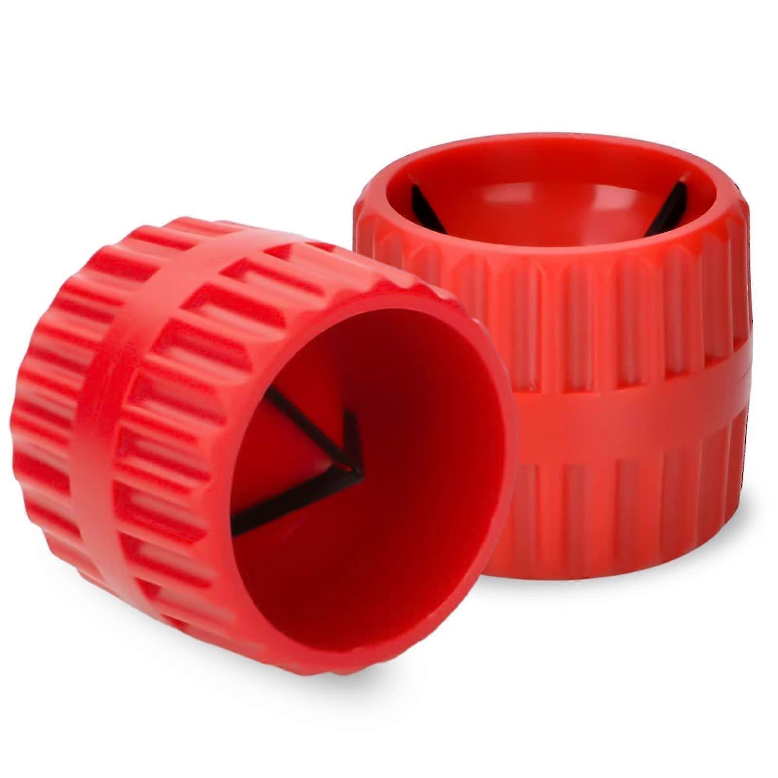 2-Piece PVC/PPR Pipe Reaming Tool Set 40mm-42mm - Internal & External Accessories for Plumbing Projects