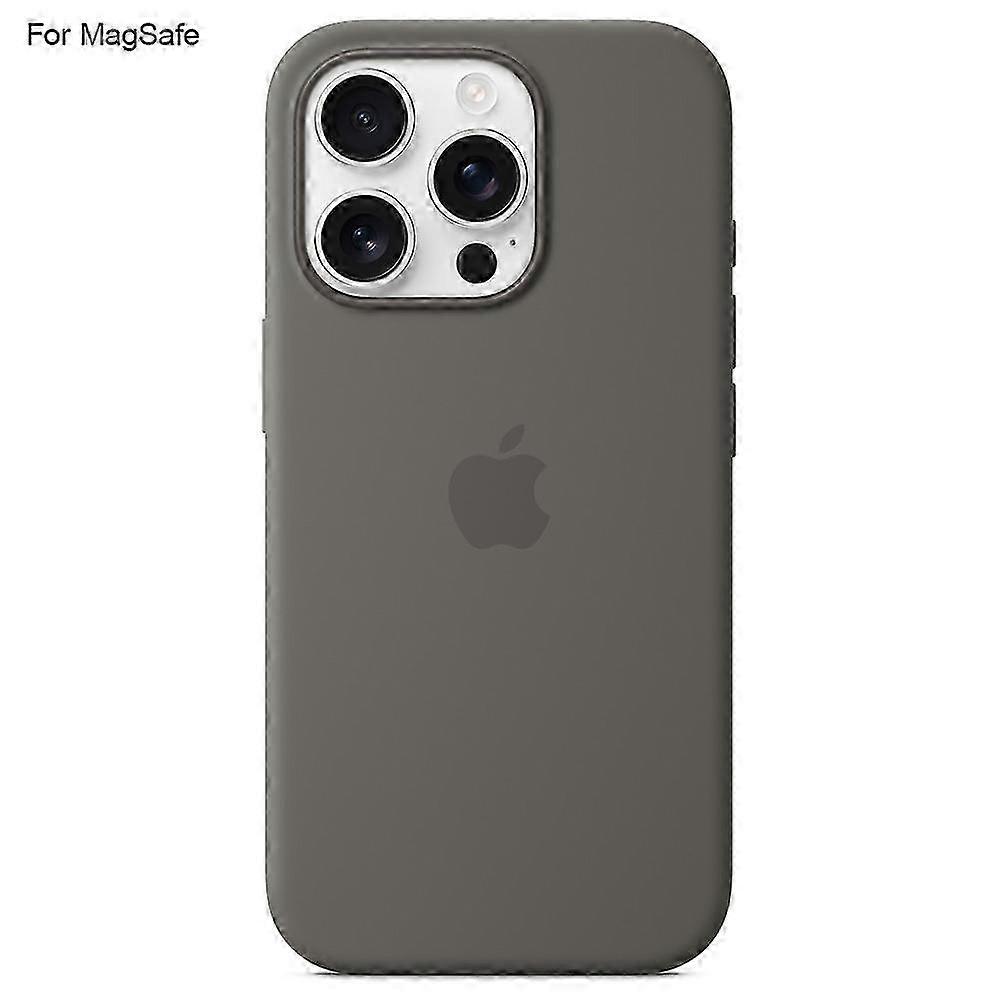 iPhone 16 Pro ile uyumlu Kılıf MagSafe Sıvı Silikon Telefon Arka Kapağı ile Uyumlu [Inducti
