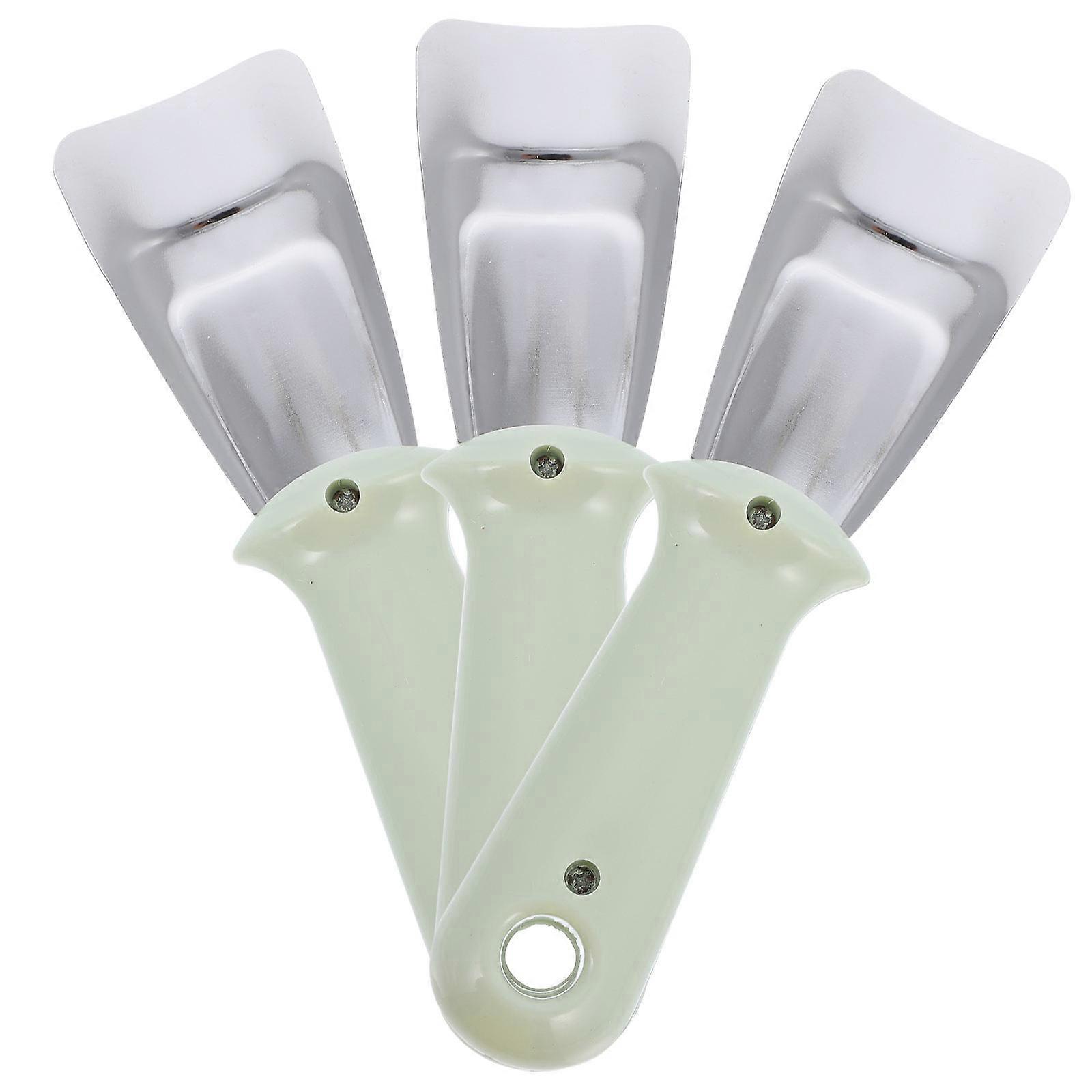 Handheld Defroster Ice Removal Tool Set 3pcs for Refrigerator Deicing Kitchen Gadget Green for Ice Oil Stain Cleaning