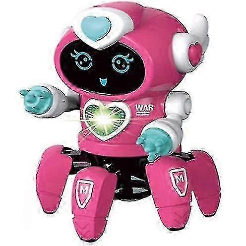 2023 New Smart Singing Dancing Robot Electronic Six-claw Dance Robot Toys Included Led Music Fz