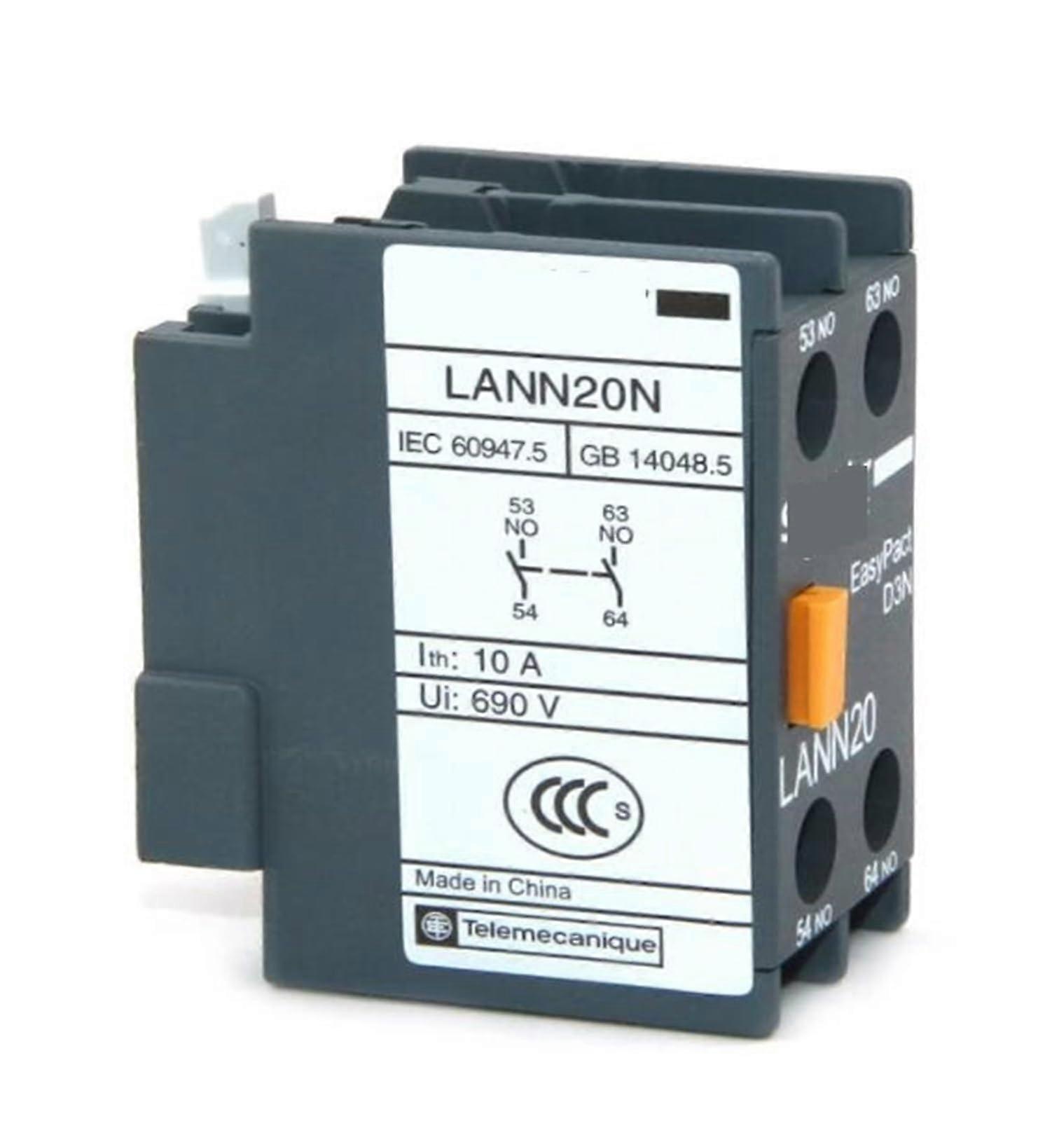 LANN20N LANN20 D3N Instant Auxiliary Contact Module  2 NO contacts