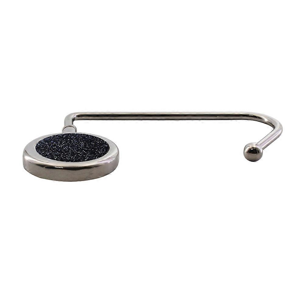 Handbag Storage Hanger Alloy Bag Hooks Durable Pouch Desktop Holders Home Use Black 2Pcs