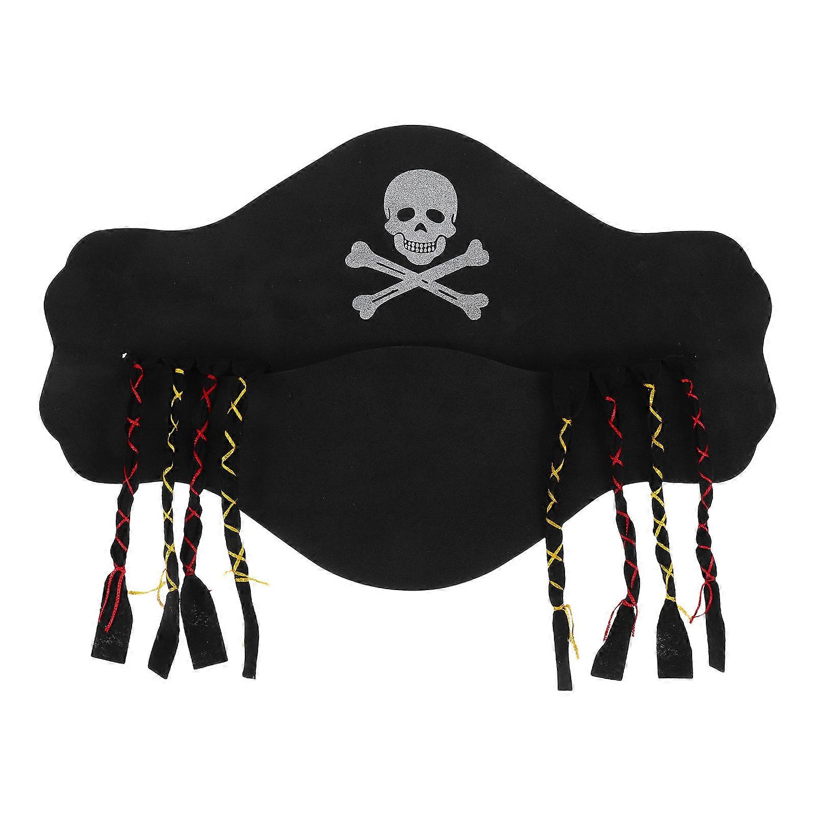 Eva Pirate Braided Wig Hat for Adults – Soft Comfortable Costume Accessory for Halloween and Themed Parties