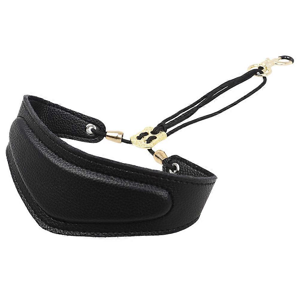 Neck Accessory Saxophone Neck Strap Professional Design For Outdoor Use Black 54.5x6.5x1cm Adjustable Length 1Pcs
