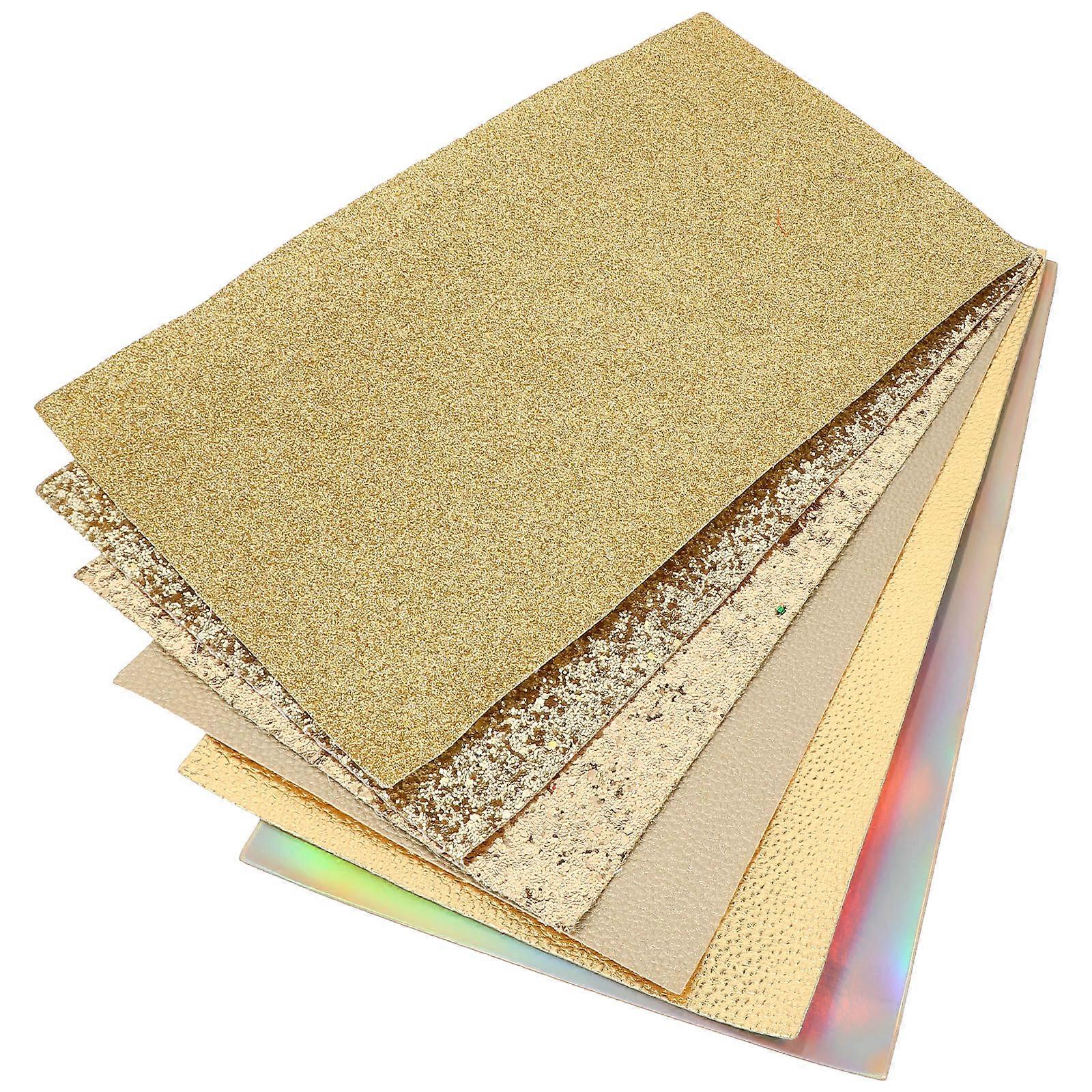 6pcs Faux Sheet for Craft Sewing Artificial Fabric DIY Material