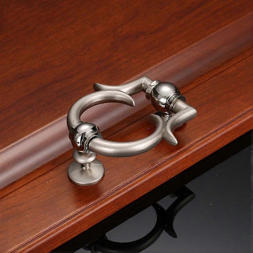 Türklopfer Antique Zinc Alloy Door Knocker for Premium Cabinets, Gate, Door/Tor Knocker Handle in Silver Color