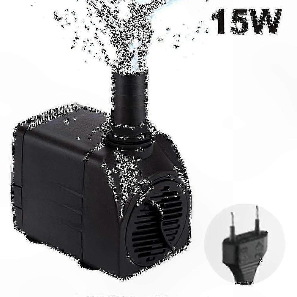 Submersible Water Pump with Fountain Feature and Power Cord for Ponds and Aquariums