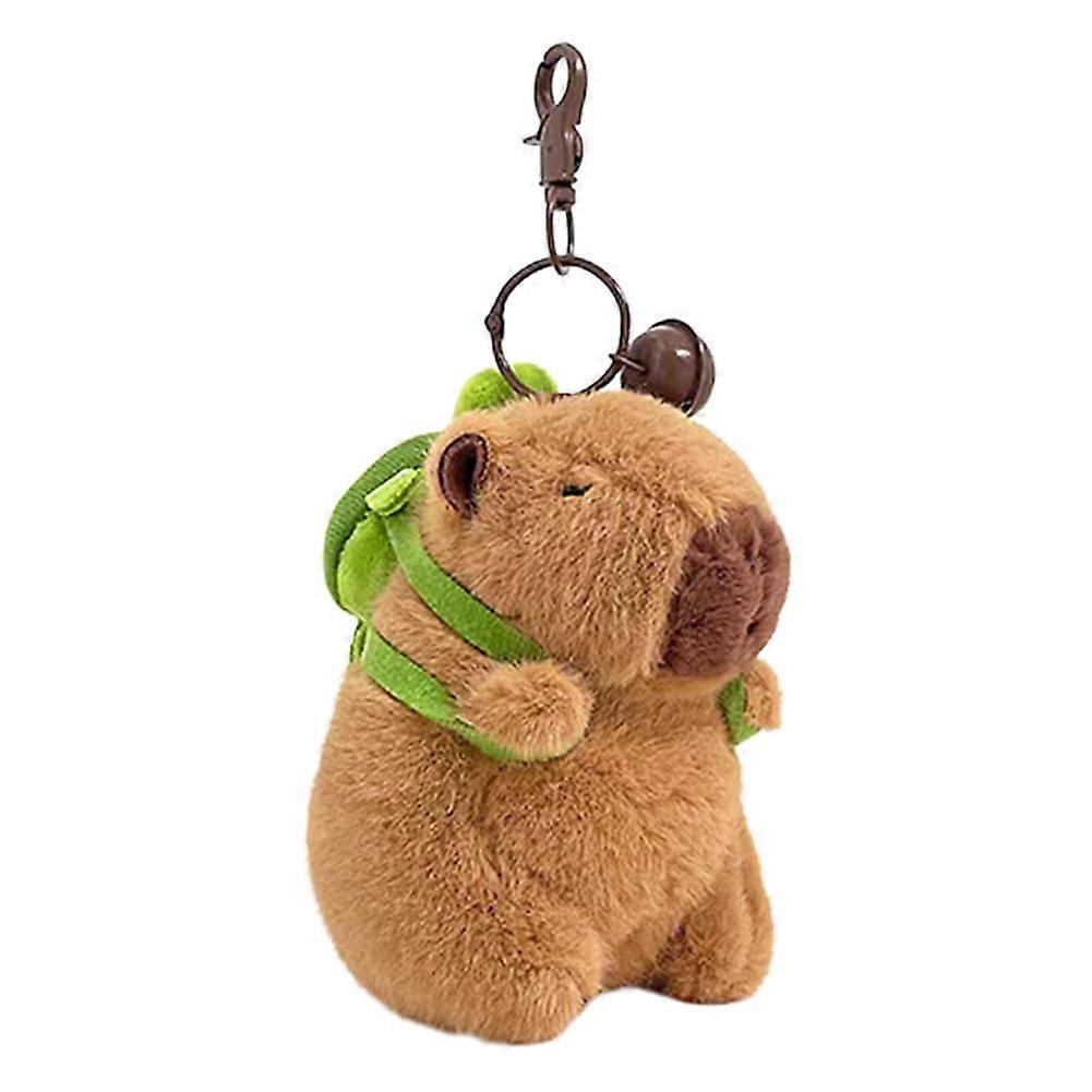 Capybara plush keychain, pendant toy, turtle backpack, capybara plush, birthday gift