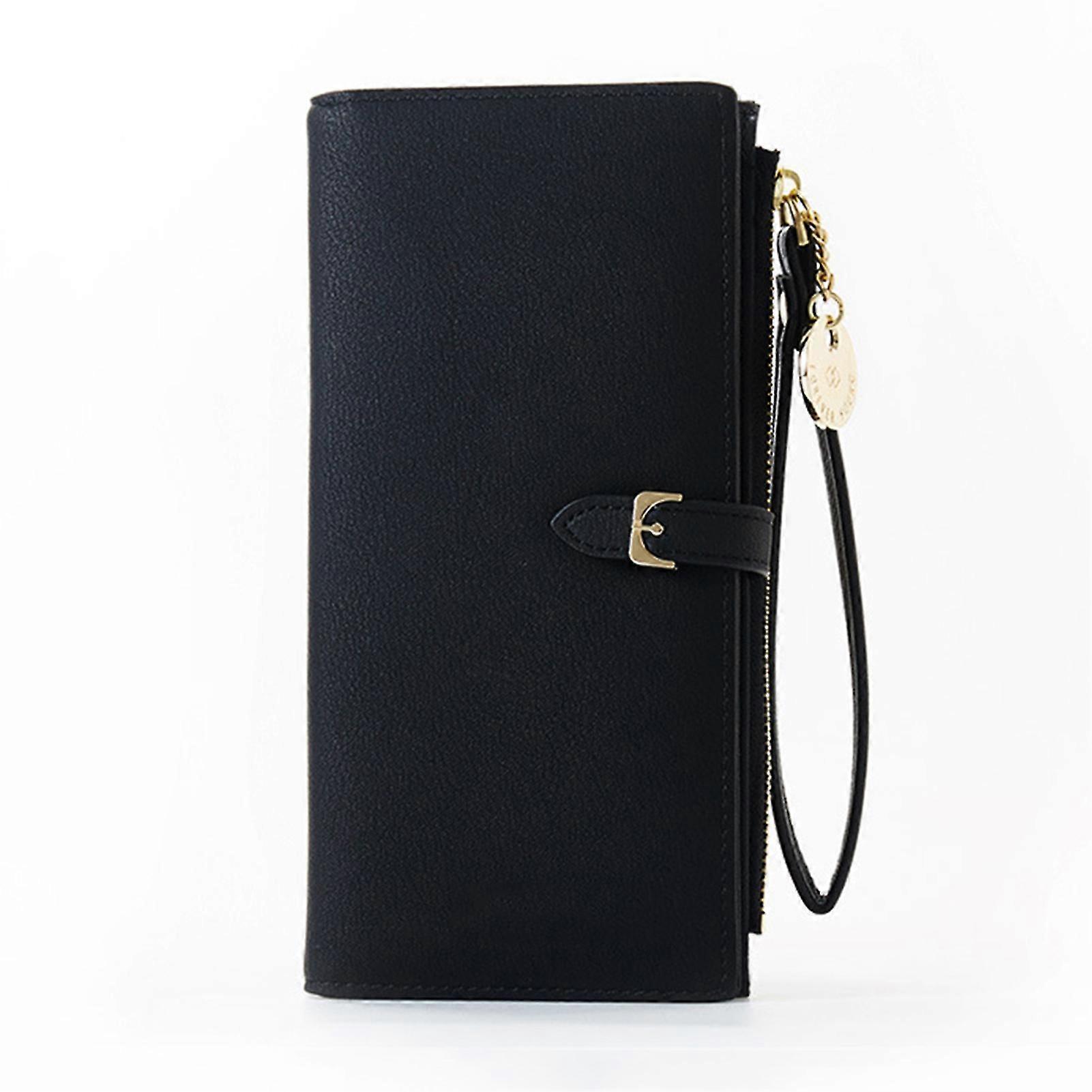 Women's Long Handheld Bag Multi-Layer Design for Daily Life