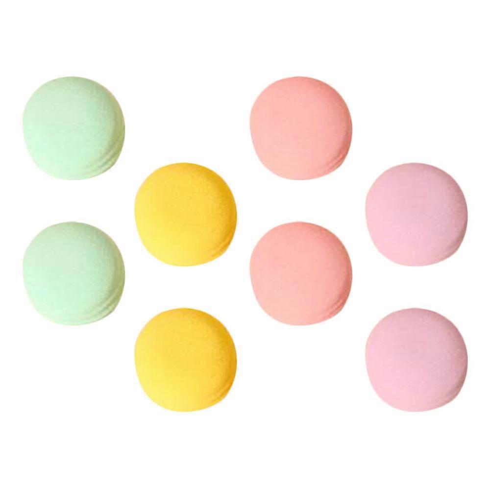 Foundation Application Makeup Puff For Women Daily Use Assorted Color Square Cushion 8Pcs