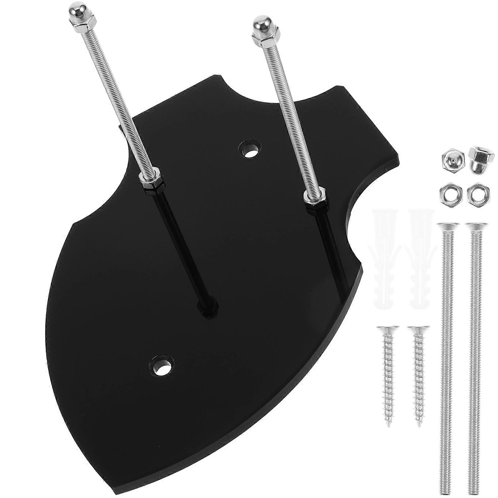 頑丈なスケートボードスタンドスケートボード壁掛けハンガーアクリル装飾5.9×3.7×2.4in 1Set