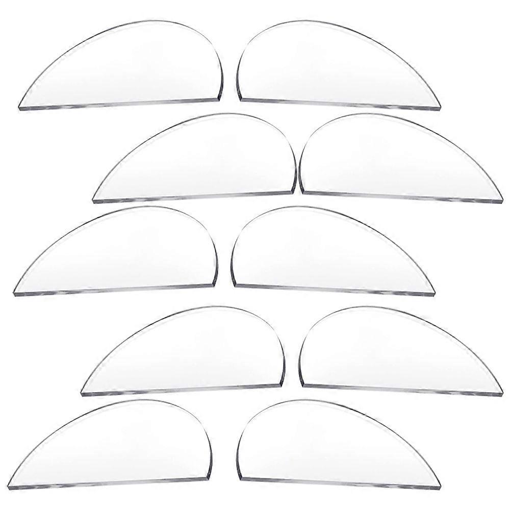 Clear Acrylic Blank Place Cards for Decor Simple Elegant Design with Good Practicality 10 Pcs