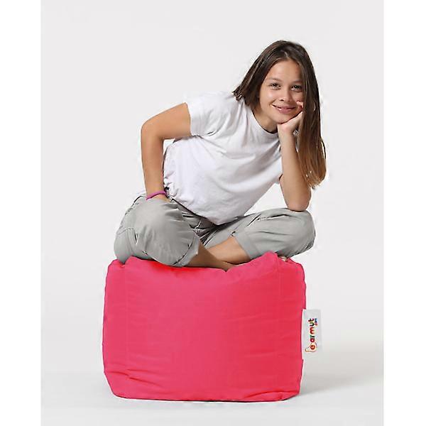 Garden pouf square pouf - pink