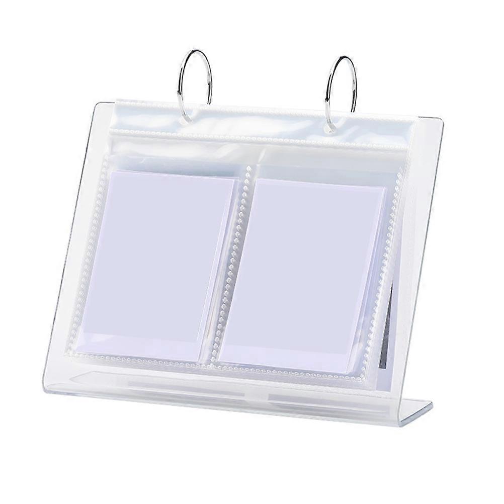 2pcs Calendar Album Photo Stand for Desk Decoration Picture Collection