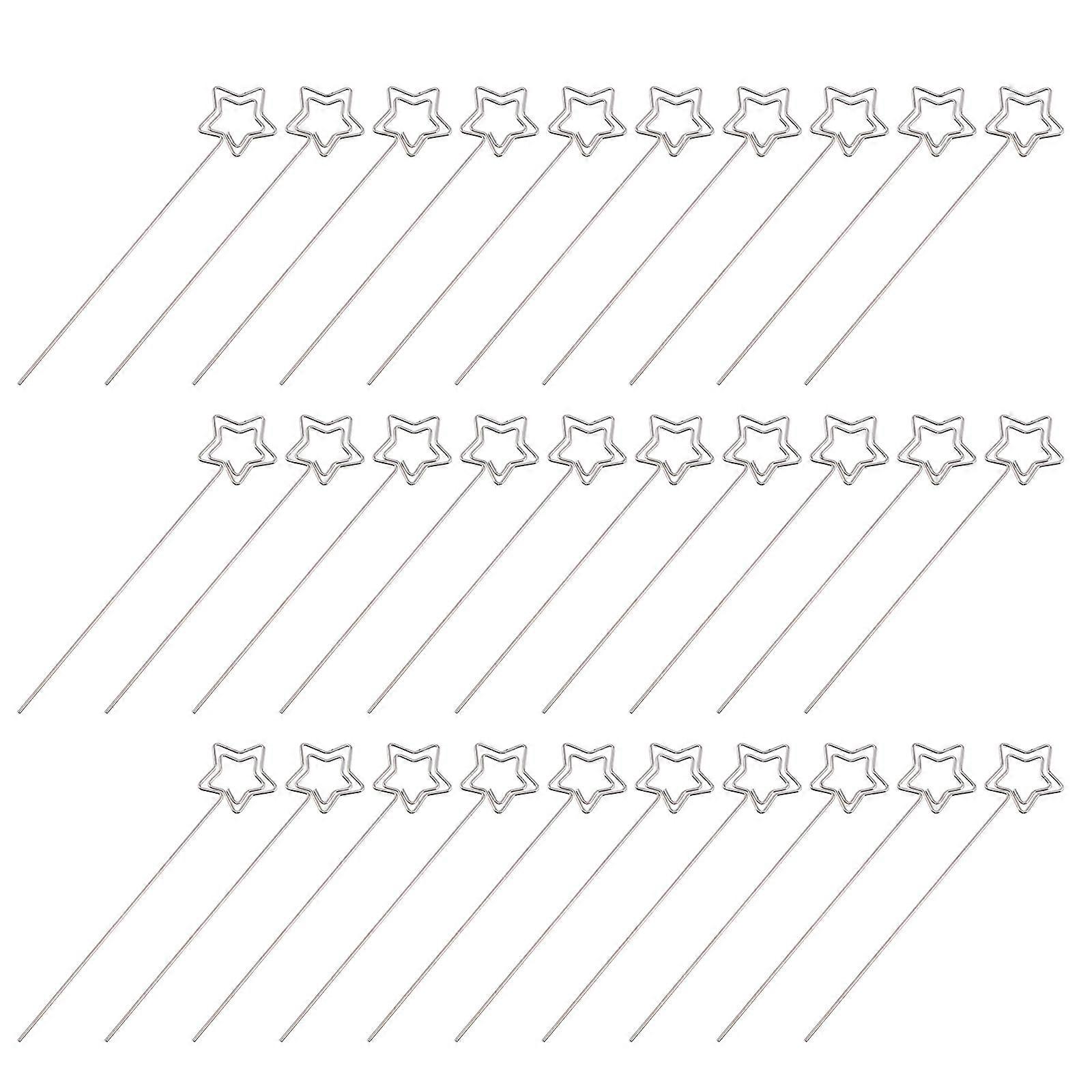 30Pcs Decorative Wire Clips Table Number Holders Picture Memo Note Photo Clips