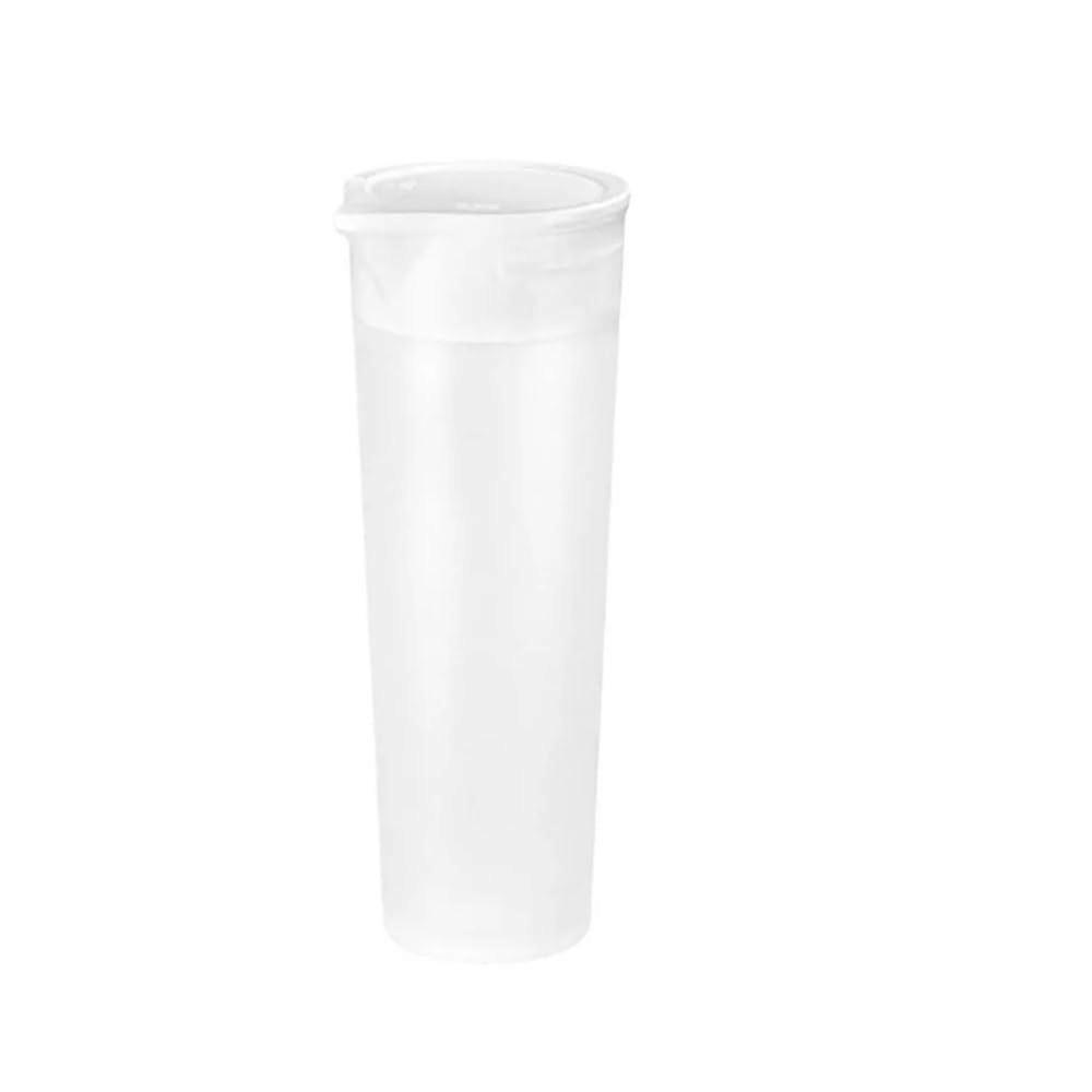 Water jug with lid and handle, plastic, large capacity, cold brew bottle
