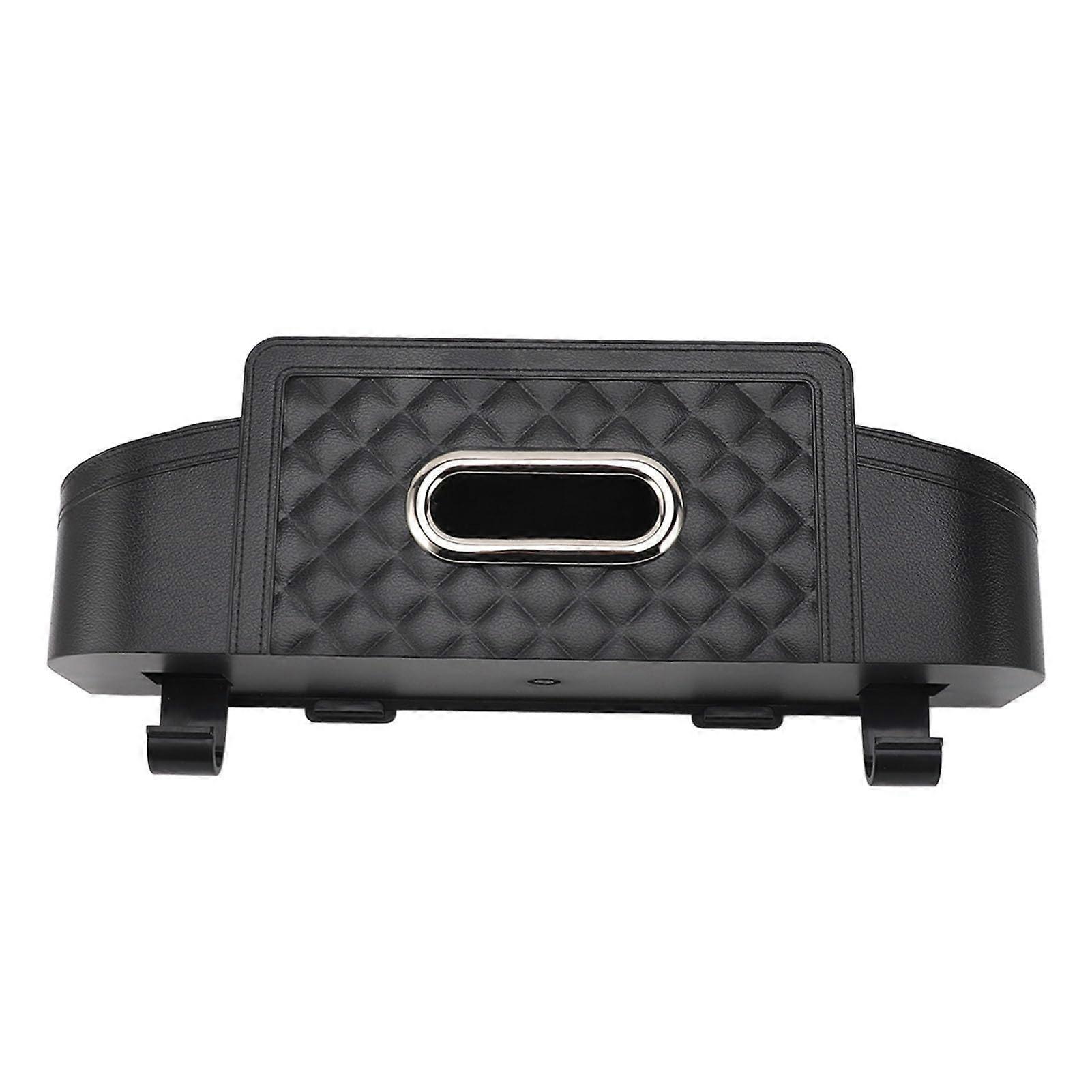 Versatile Car Backseat Organizer: Universal Fit Storage, Multifunctional, Easy Hanging Installation, Snacks, Black