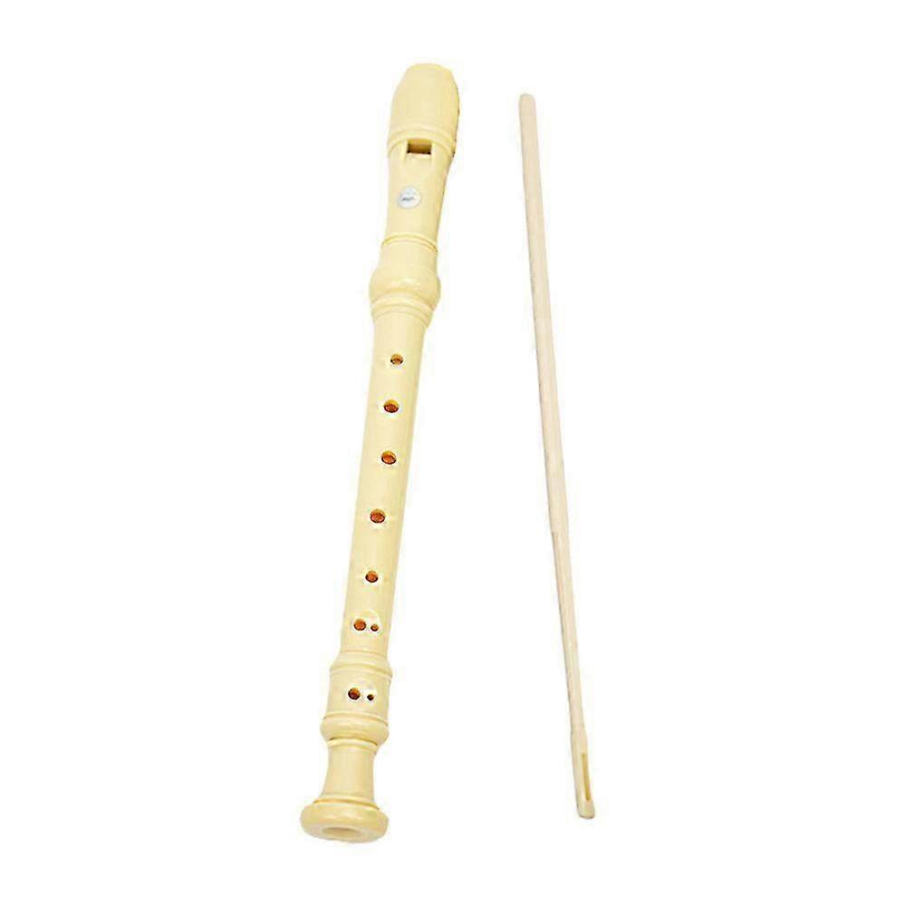 8-Hole Soprano Recorder Instrument - High-Pitched C-Tone Flute with Cleaning Stick, ABS Resin - Perfect for Beginners & Professionals