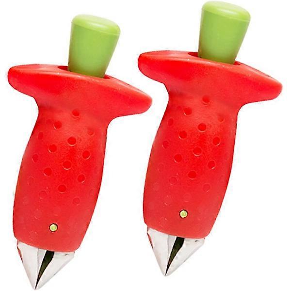 2 pcs red strawberry extractors, strawberry extractors, vacuum and tomato H.