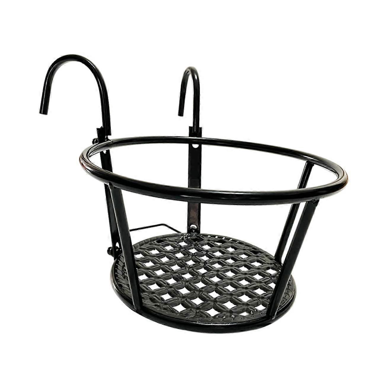 2 pieces removable hanging flower baskets for balcony and terrace