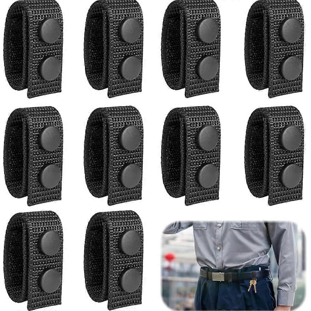 Belt Loop, Belt Keeper, Duty Belt Keeper, Police Belt Holder with Double Press Studs