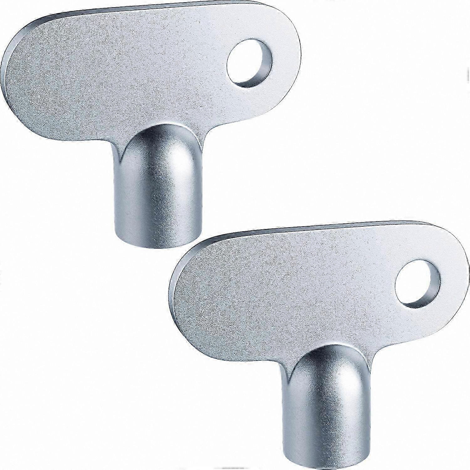 2 Pack Radiator Wrench with Square Opening for Easy Grip, 5mm Size Tool for Hardware and Screws
