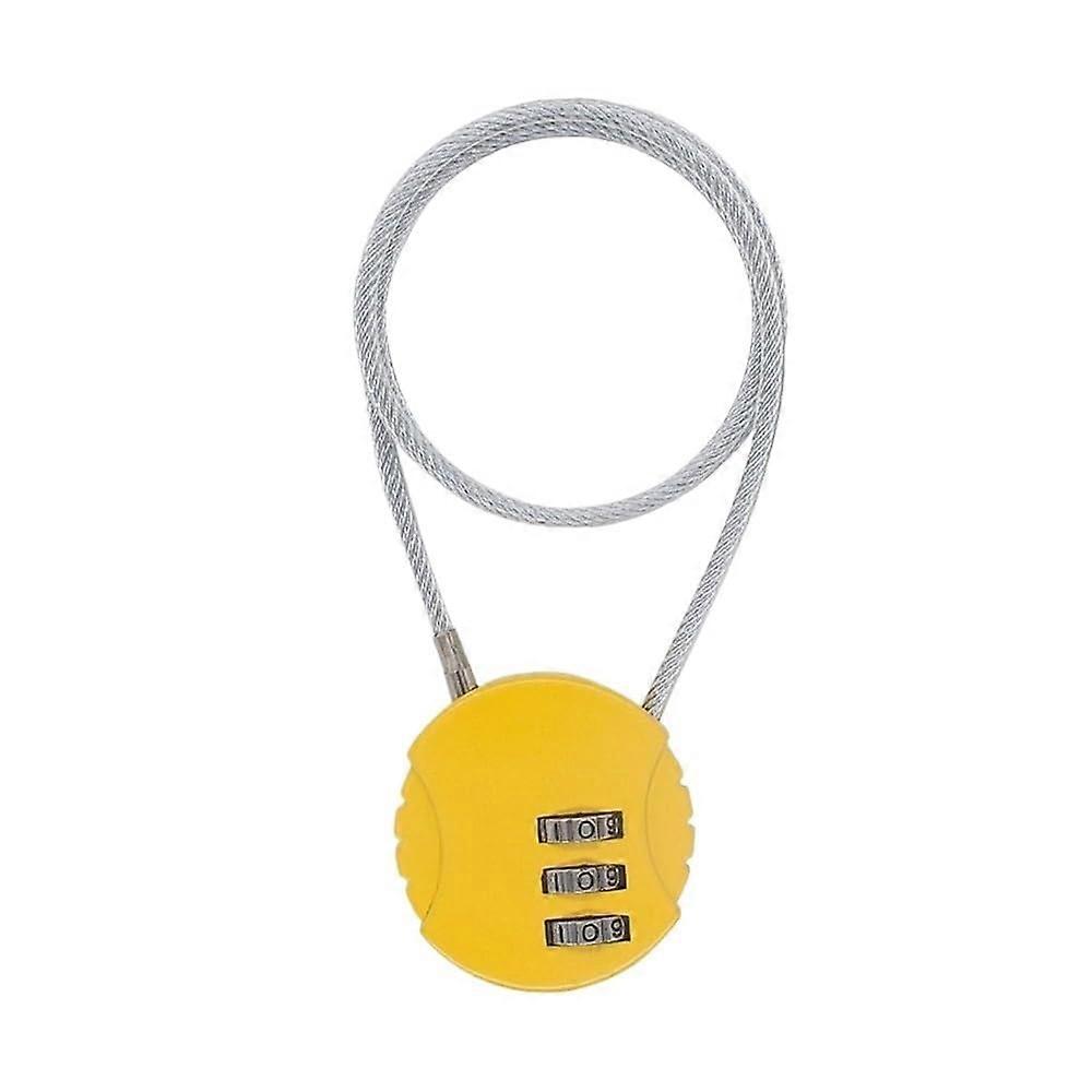 Combination Cable Lock With Extended Wire Rope For Motorcycle, Digit Code Security Lock, Disc Lock Type 5