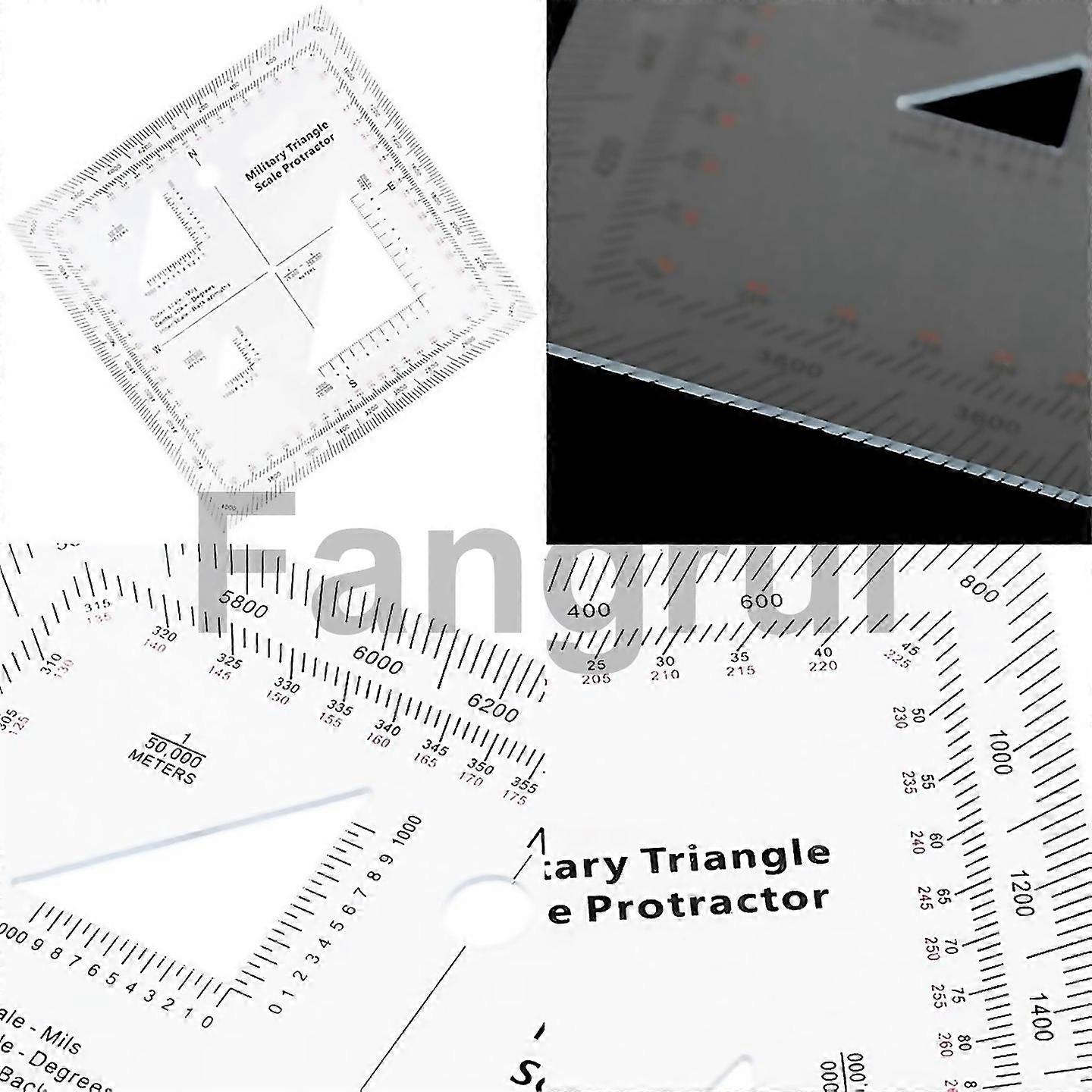 For Coordinate Scale Practical Navigation Protractor