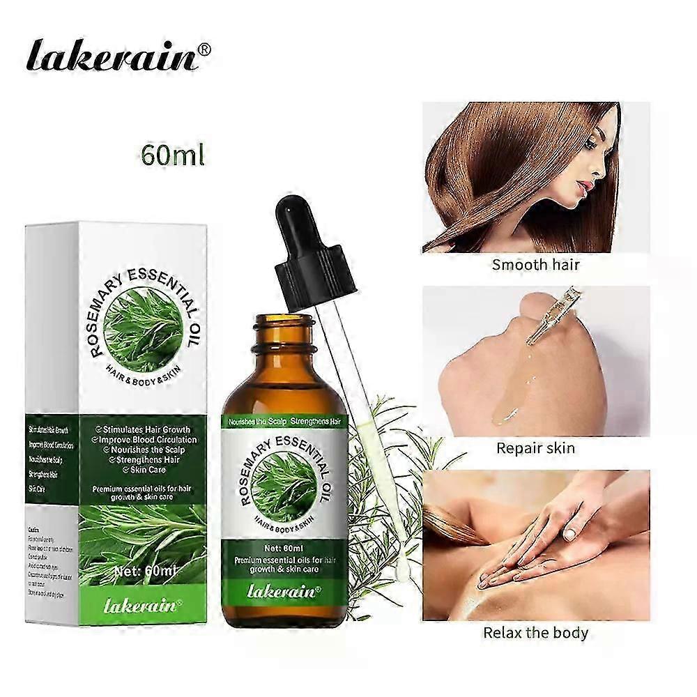 헤어 케어 에센셜 오일, 로즈마리 살롱 헤어 케어 및 뷰티 에센셜 오일, 아로마 테라피에 사용 고급 유리 스포이드 장착