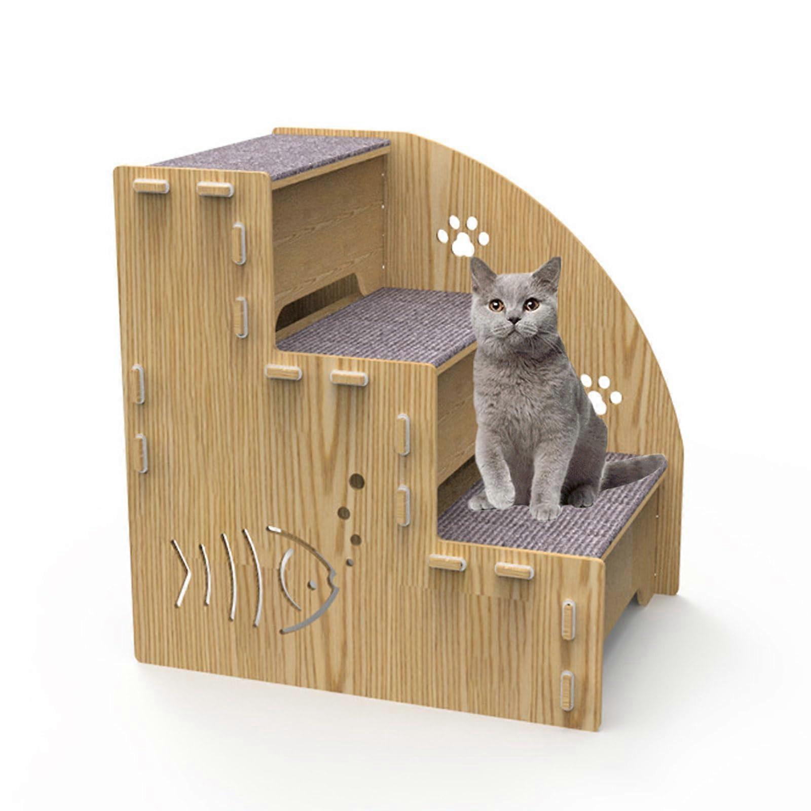 Dog Stairs Non-Slip, Removable Pet Steps For Small Pets, Easy To Install Dog And Cat Ladder
