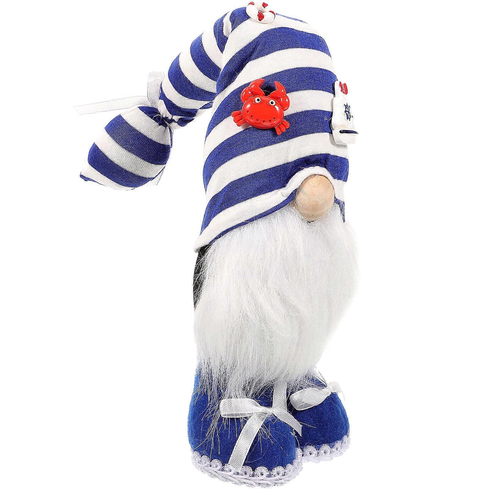 Rudolph Figurines 1Pc Shop Window Display Round Face Cute Beach Decor 24x9cm Premium Fabric