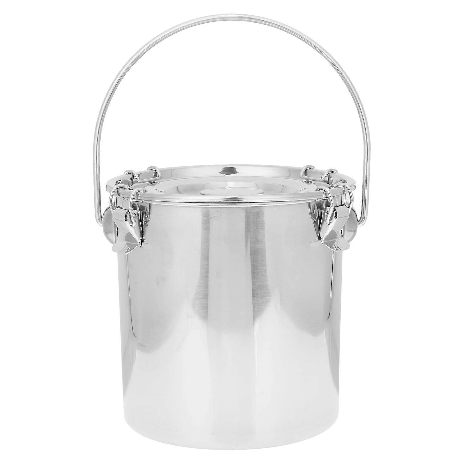 Aço inoxidável Airtight Barrel Portable Sealed Bucket Fire Extintor Bucket