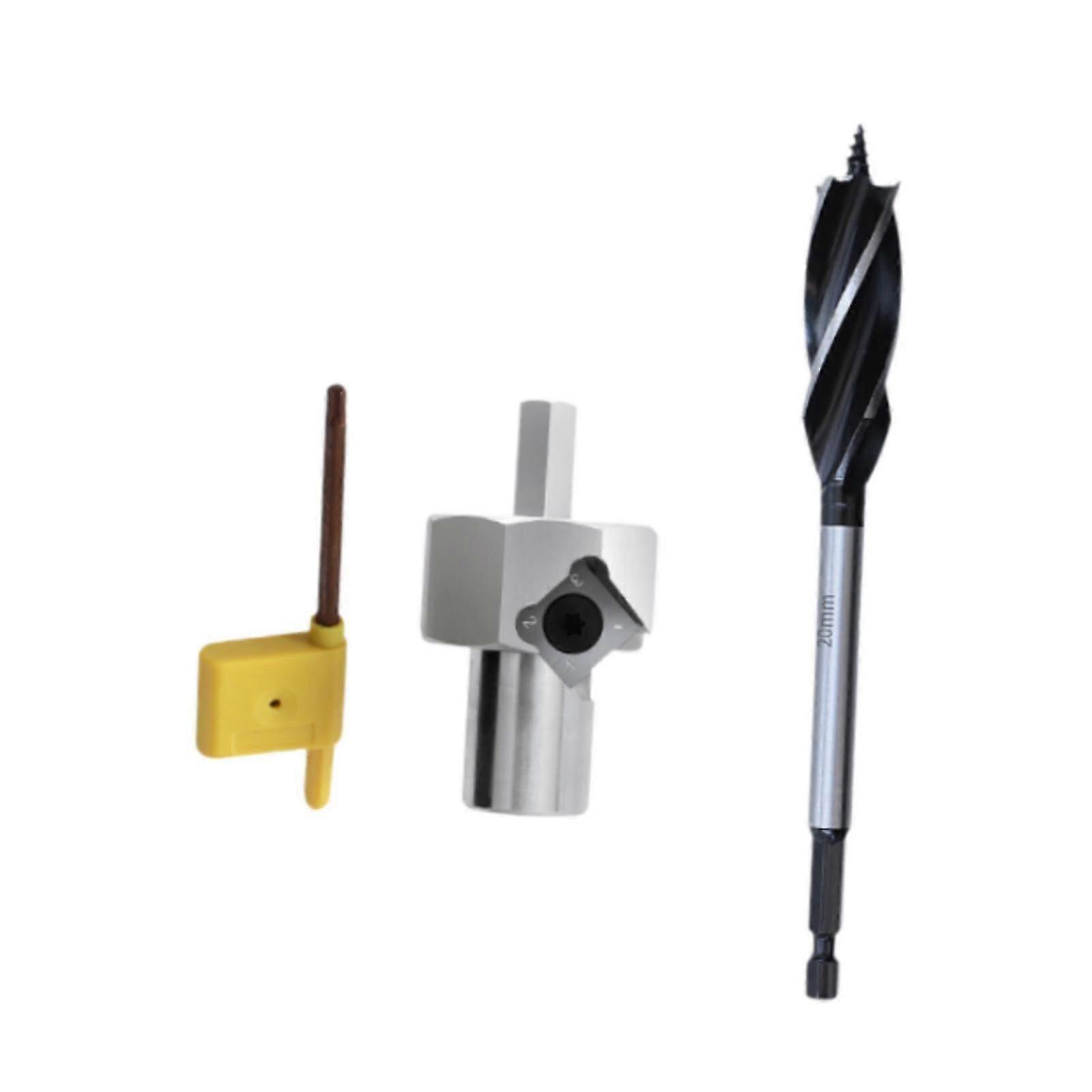 2025 20mm Bench Dog Hole Chamfer Reamer Lightweight Easily Install Aluminum Alloy without Bit