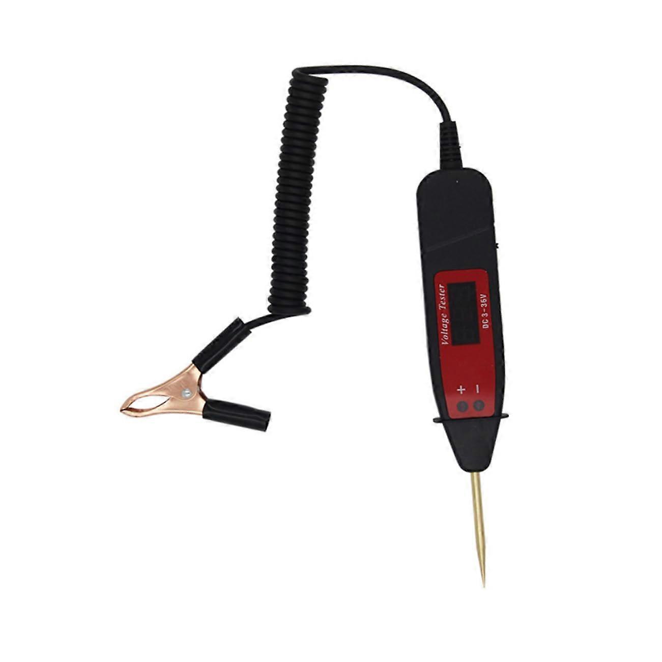 Digital Circuit Tester for Cars, Digital Voltage Tester with LCD Display