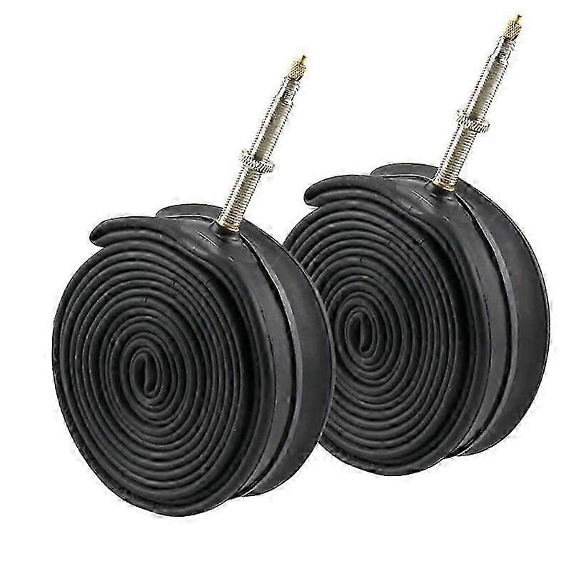 2 Pack 700X35-43C Rennrad Ersatz Schläuche Presta Ventil für Rennräder, 80mm
