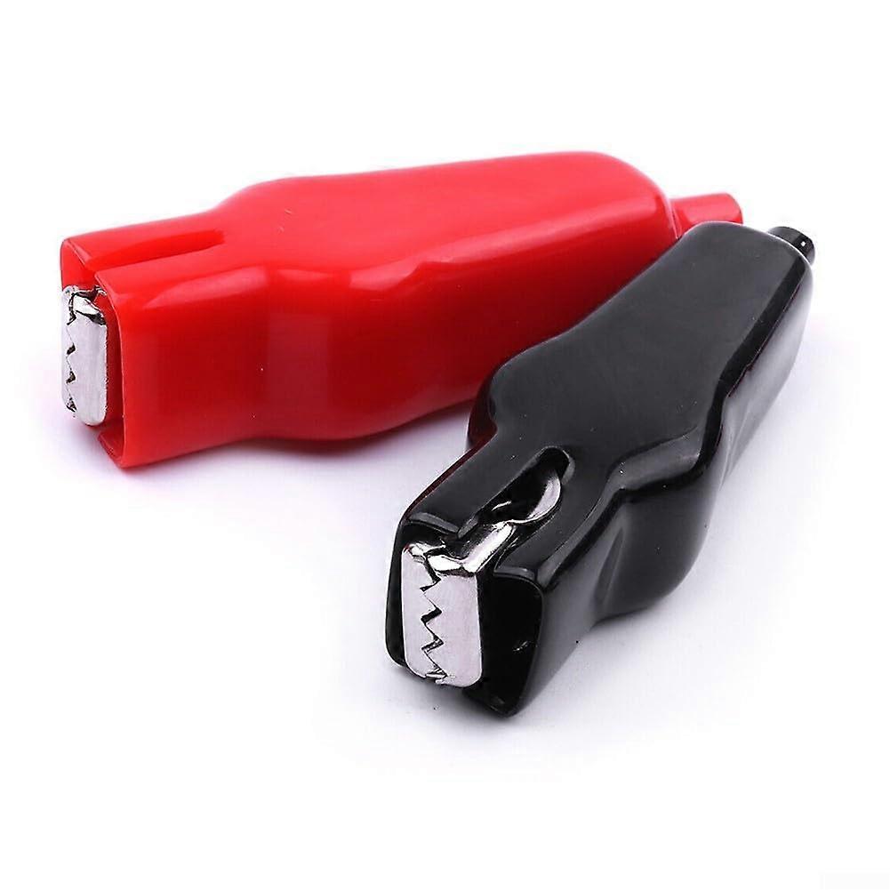 Insulated crocodile clip, suitable for various electrical applications (2 pcs)