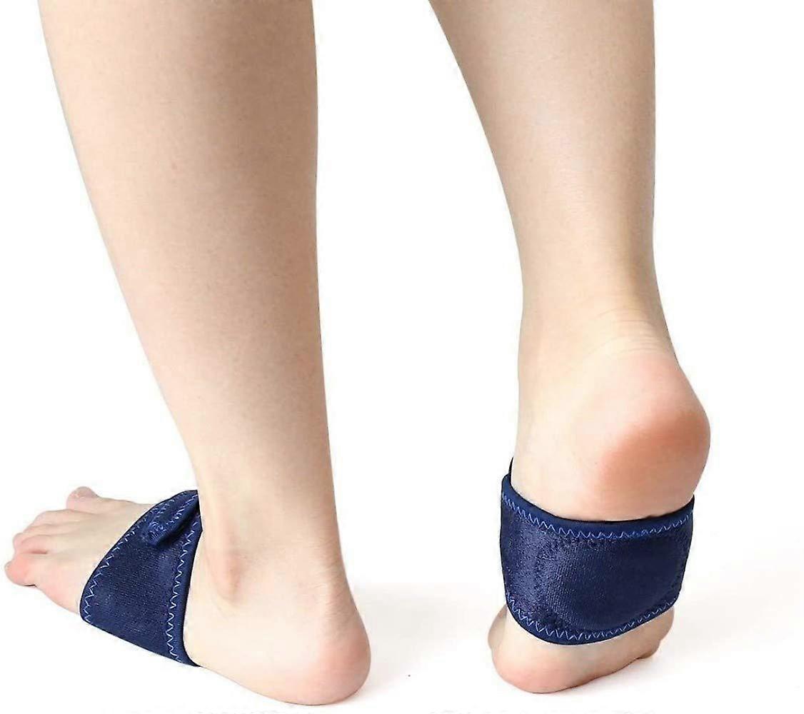 Plantar Fasciitis Cushion Arch Support - Unisex Foot Care Wrap for Fallen Arches - Reduces Cramp and Stiffness - Comfortable Fit