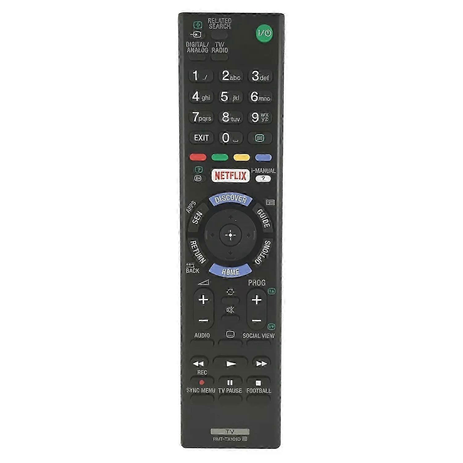 Rmt-tx101d For Sony Tv Remote Control Replacement Universal Smart Tv Remote