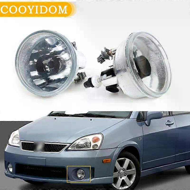 Apply Front Bumper Fog Light For Suzuki SX4 2007-2012 For Aerio 2002 2003 2004 headlight Fog Lamp DRL Daytime Running Light Foglights