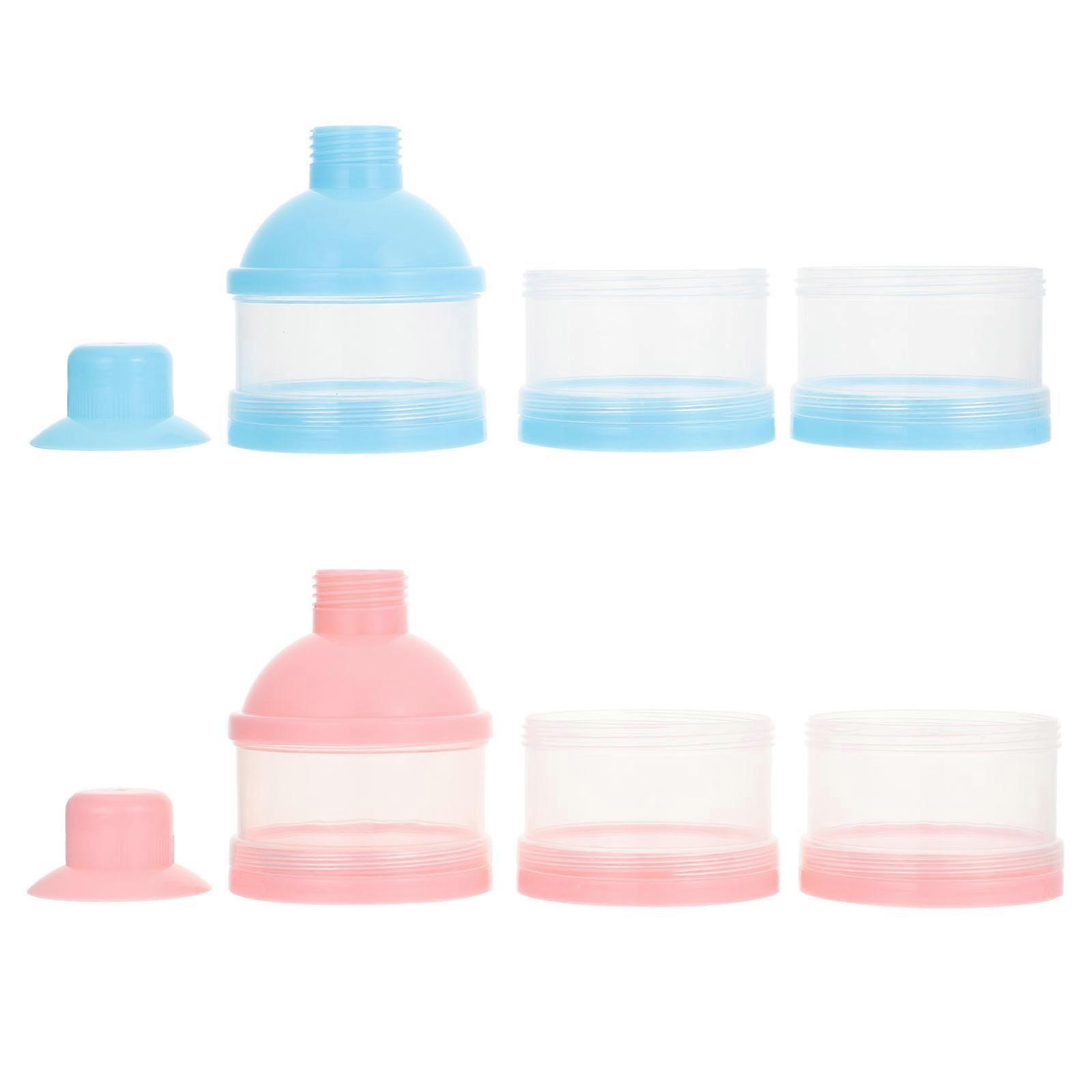 Infant Food Container Food Storage for Travel Abs Material Featuring Sealing Lid 2Pack