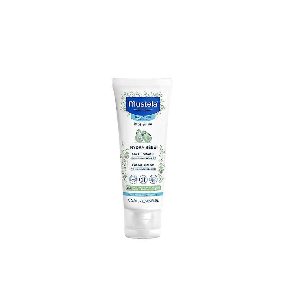 Mustela Hydra Bebe ansiktskrem 40ml - 2-pakning