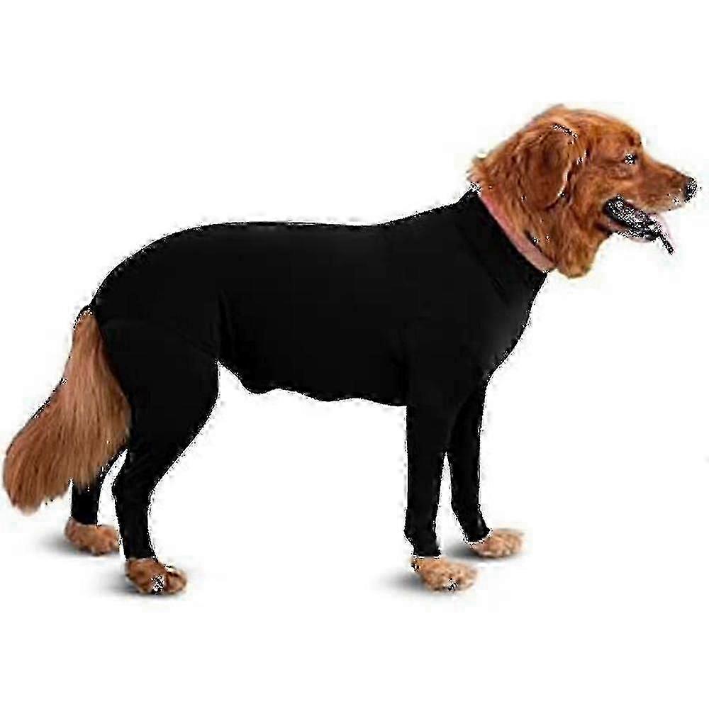 Dog Long Sleeve Bodysuit Jumpsuit, E Collar Alternative for Post-Su...