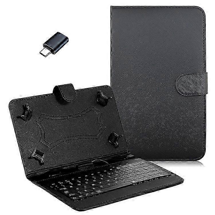 Bluetooth Tastatur Veske For 7-8,3 Tommers Android Nettbrett - Trådløs Beskyttelse Med Micro USB og USB Type-C Kompatibilitet