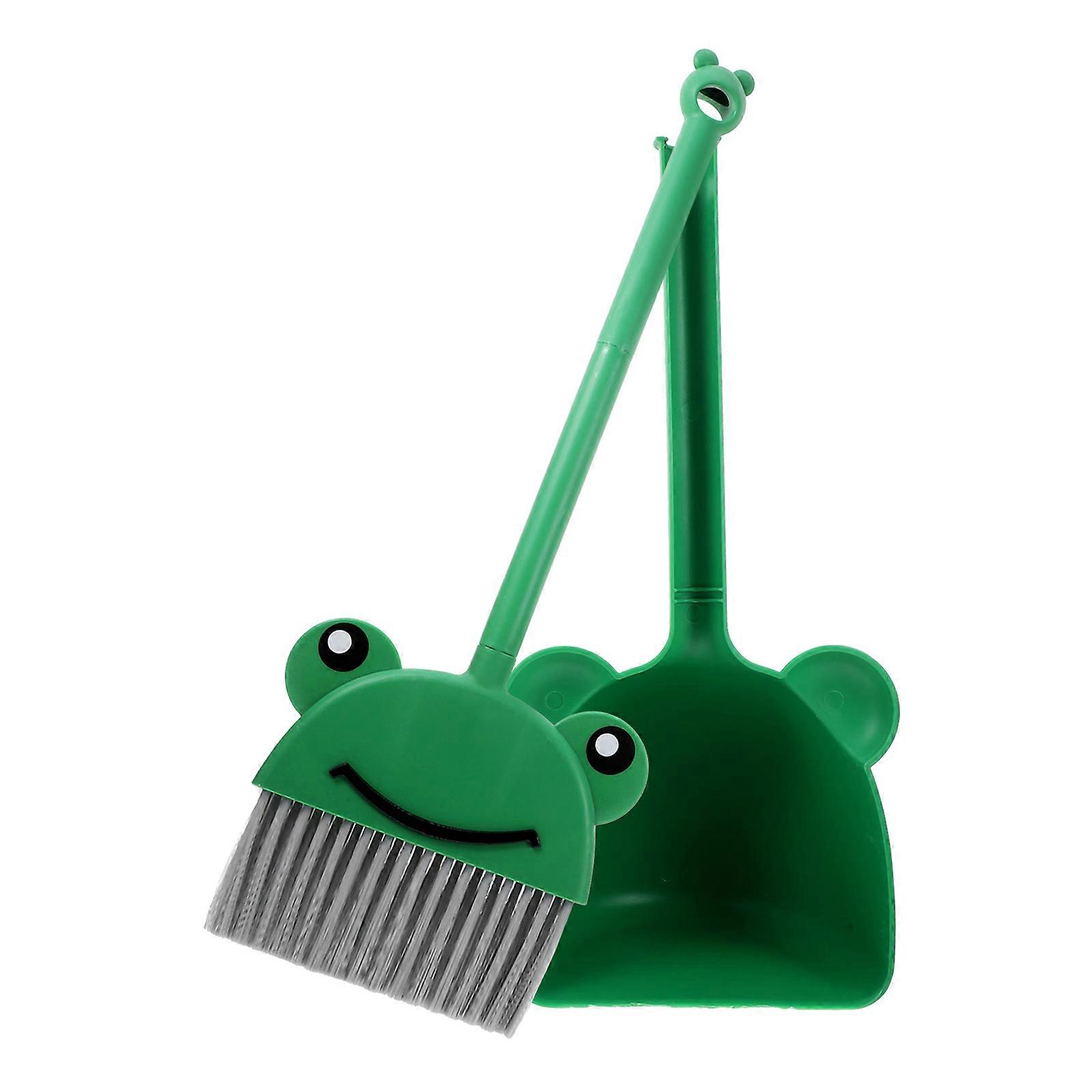 Broom Set with Dustpan Toddler Cleaning Tools Children Household Pp and Pet Material for Housekeeping 1 Set