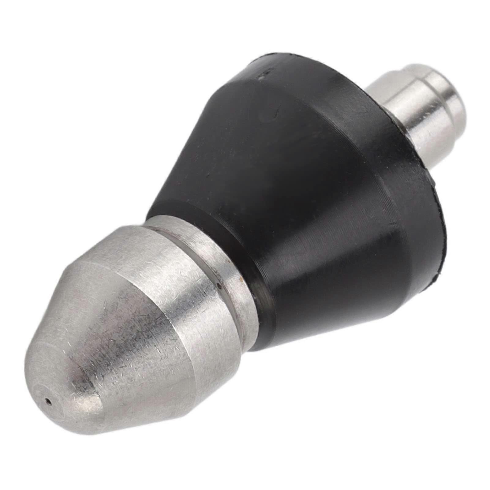 G1/4 Duct Pipe Cleaning Nozzle, Stainless Steel High-Pressure Jetter Nozzle for Unclogging Ducts and Pipes