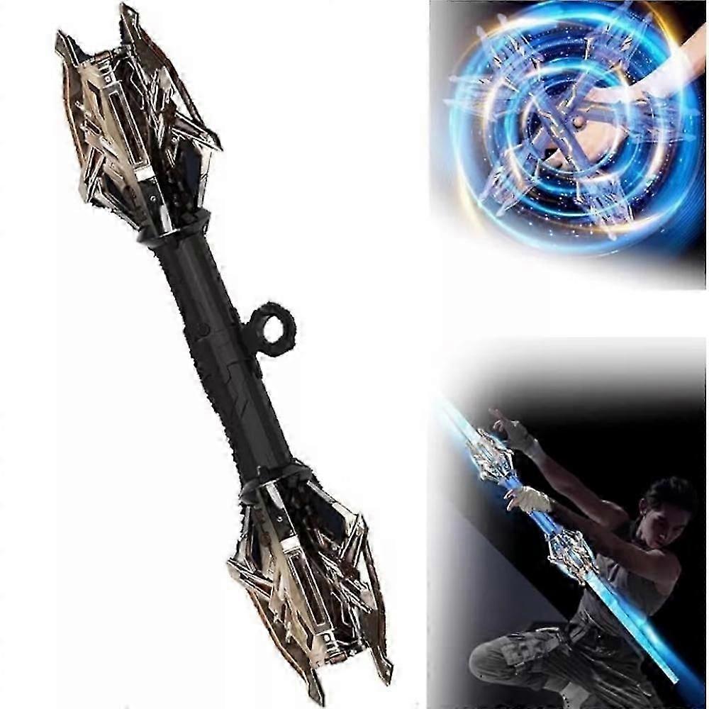 Lightsaber Fidget Spinner, Multifunction Double-Headed Retractable Lightsaber