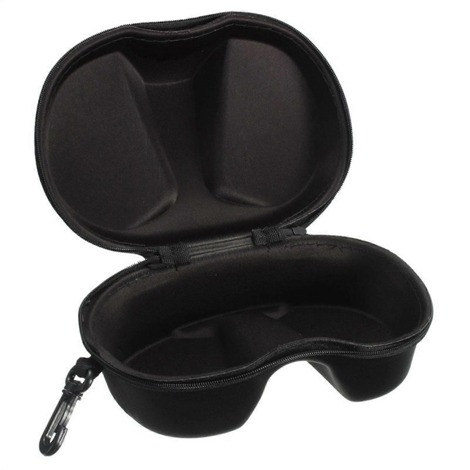 Snowboard Goggles Case EVA Protective Shell, Waterproof Zippered, Compact Lightweight, Protects Goggles, Universal Fit