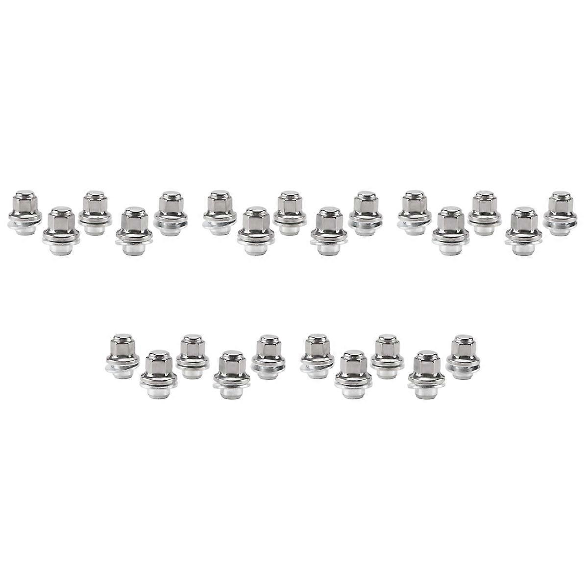 25Pcs Wheel Lug Bolt Stud Nut C2C35294010 for S-Type X-Type XJ XJR XF 1999-11